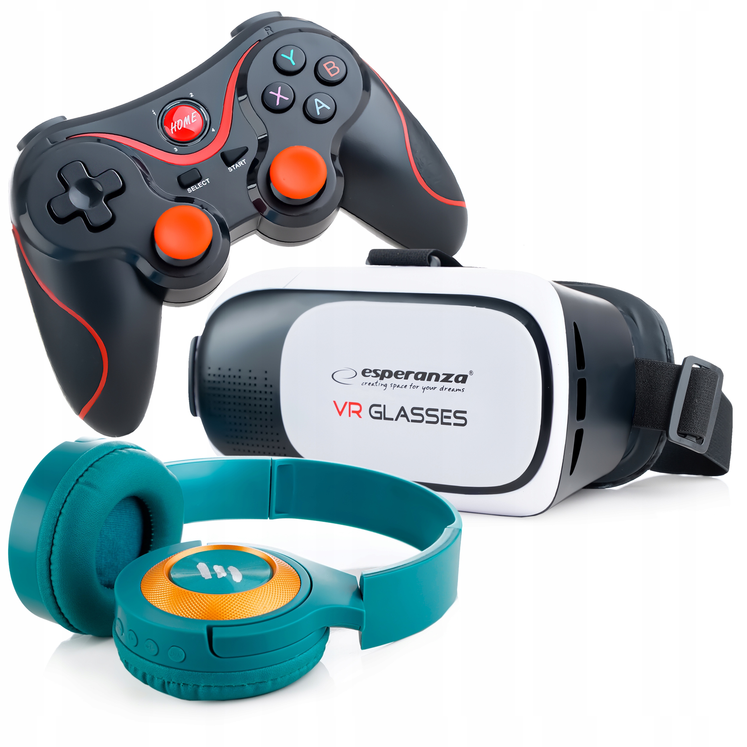 WIRTUALNA RZECZYWISTOŚĆ GOGLE 3D OKULARY VR 360