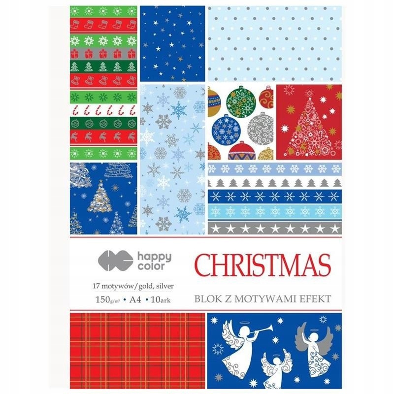 

Blok Happy Color A4 15 ark Christmas nr 7061