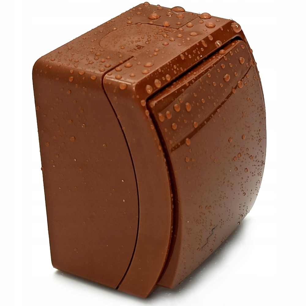 

Włącznik Schodowy Natynkowy Hermetyczny IP44 Brąz