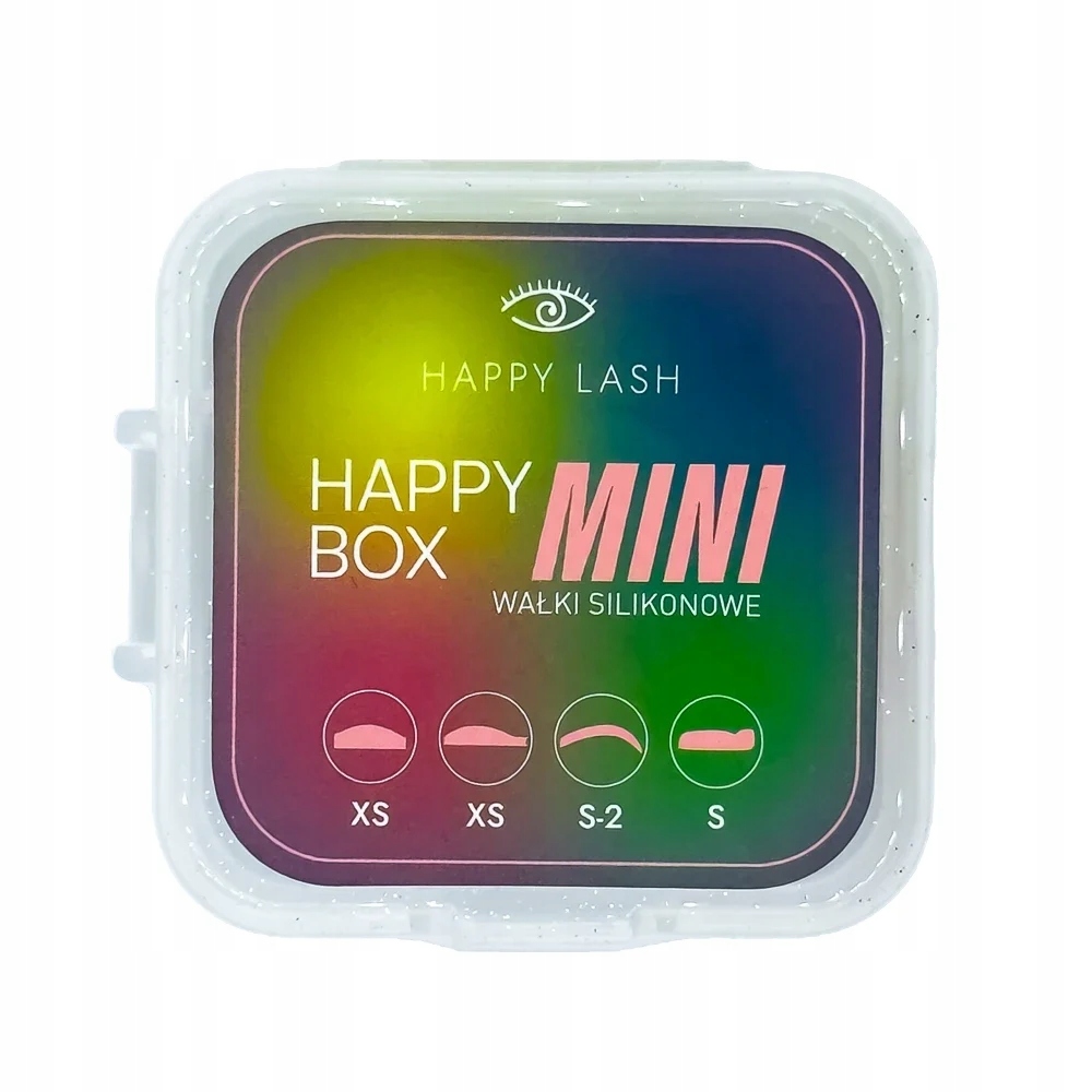 Happy Lash Happy Box Mini Sada válečků na laminování řas (4 velikosti)