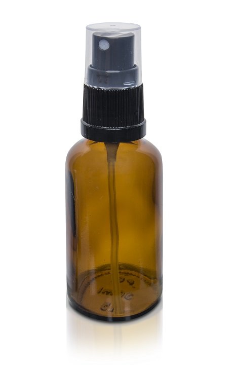 

Butelka szklana brązowa 30ml z atomizerem x5