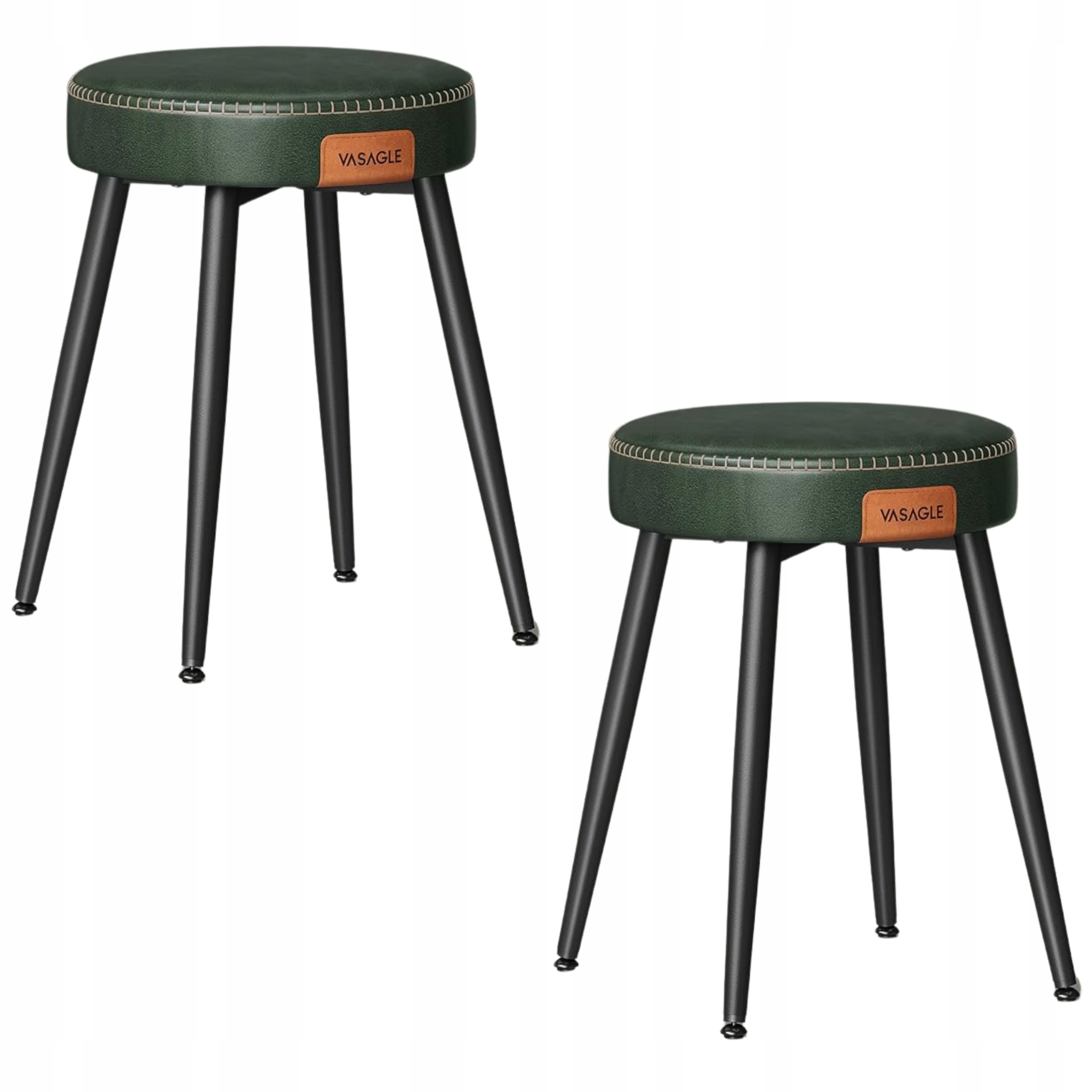 Sada 2ks čalúnených barových stoličiek Hokery na dosku Zelené Vysoké