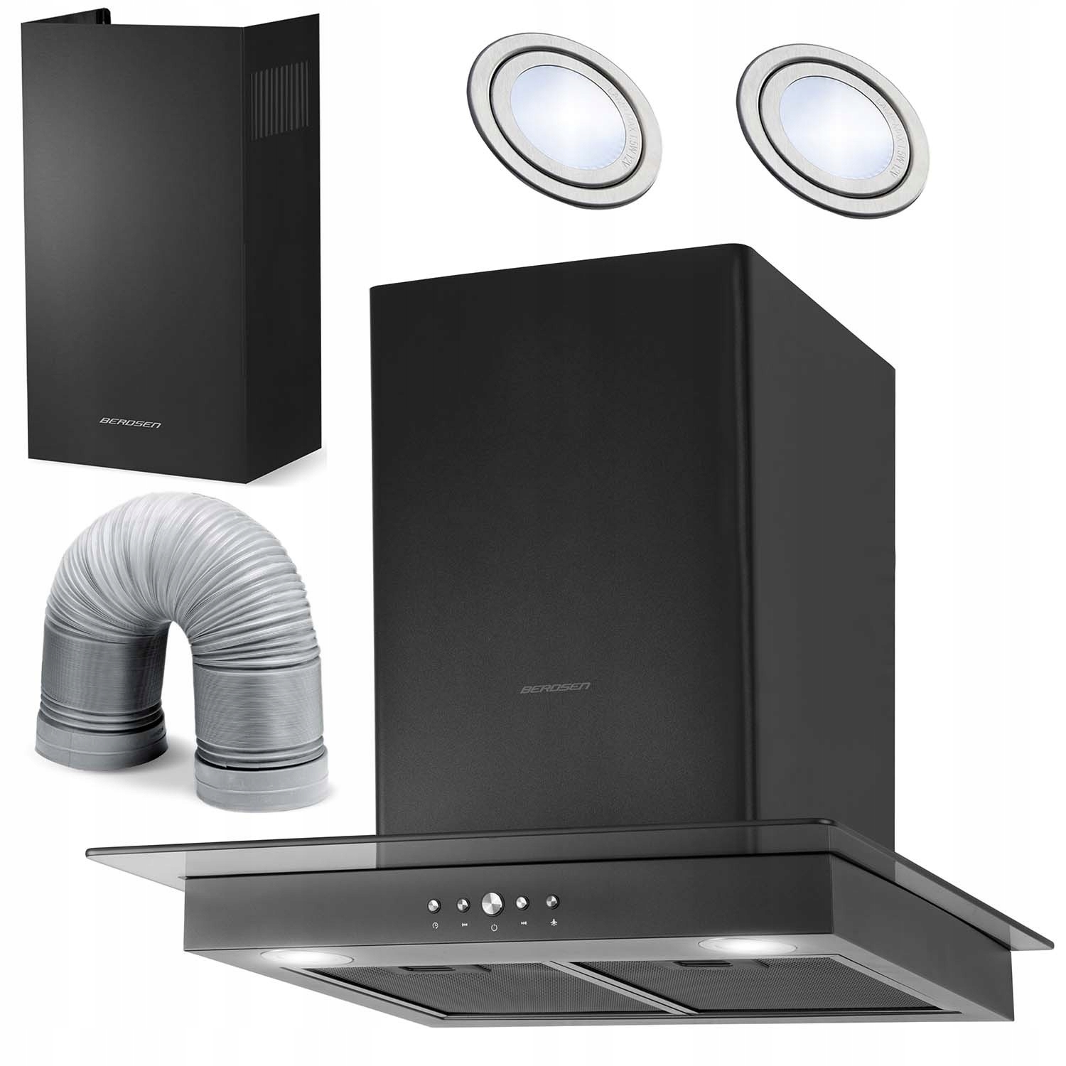 Kuchynský Odsávač 60 cm Komínový Led BT-217 Berdsen BT-217