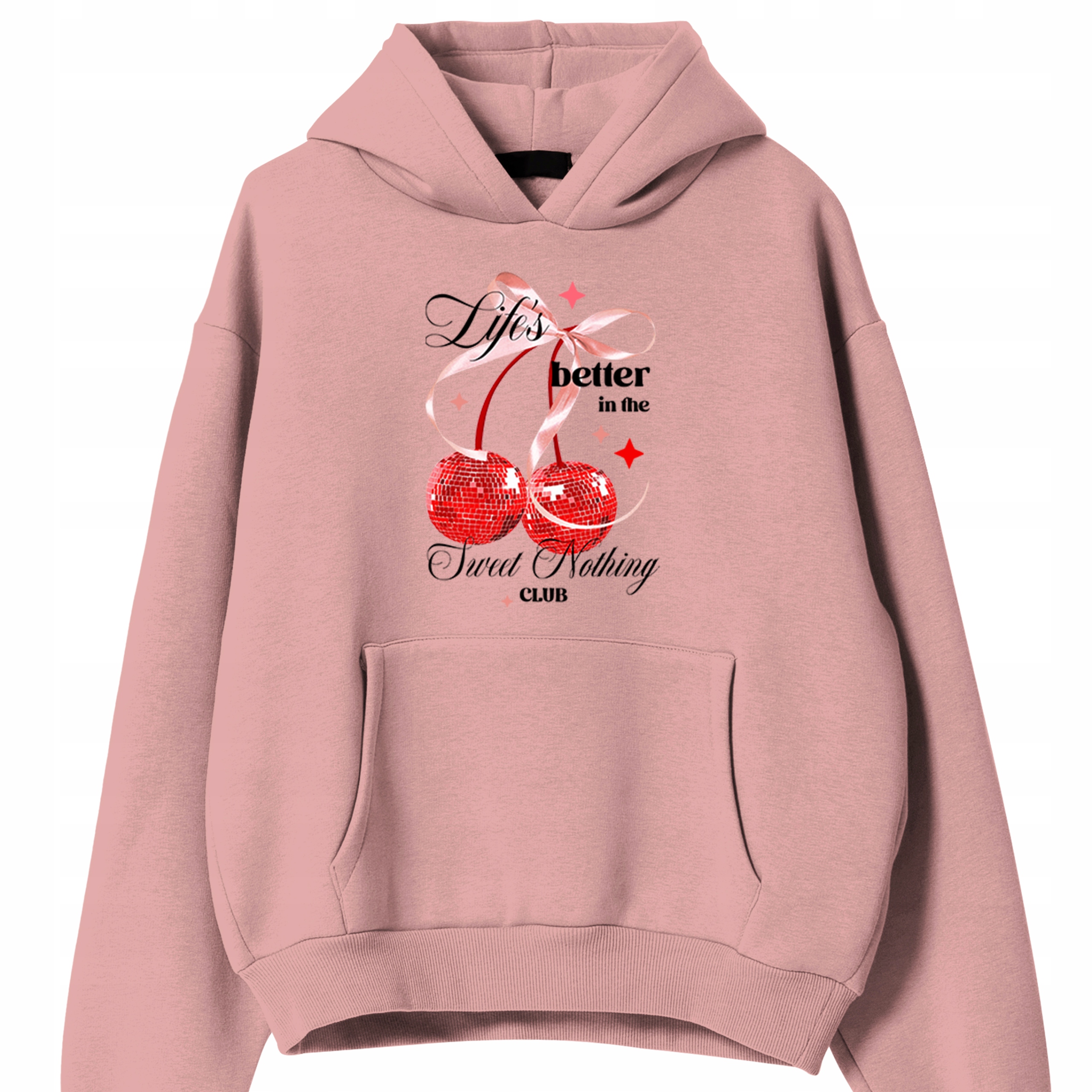 Mikina Růžová jako Dárek Life's Better In The Sweet Nothing Club S