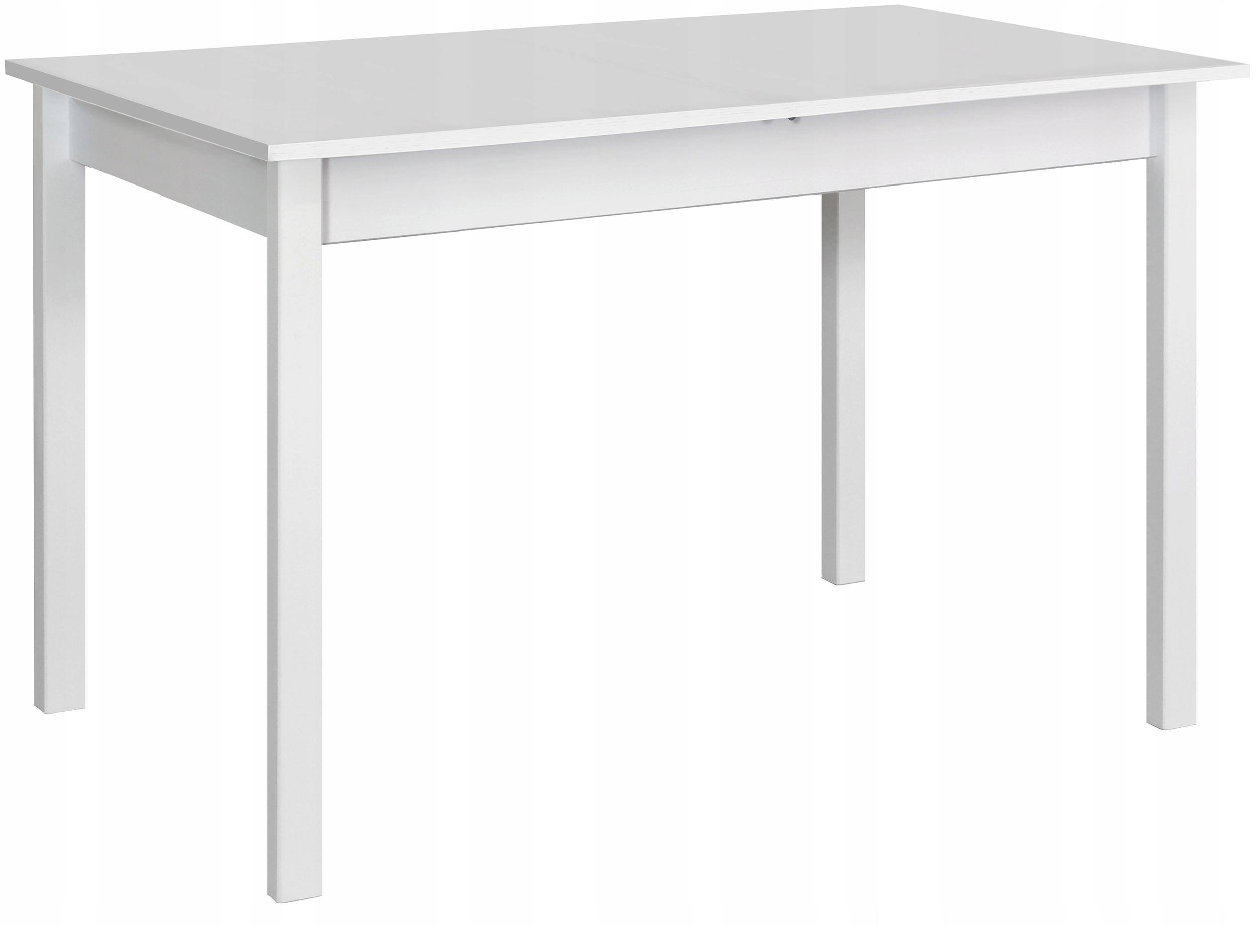 Dřevěný jídelní stůl Emeans 110 x 60 cm, bílý