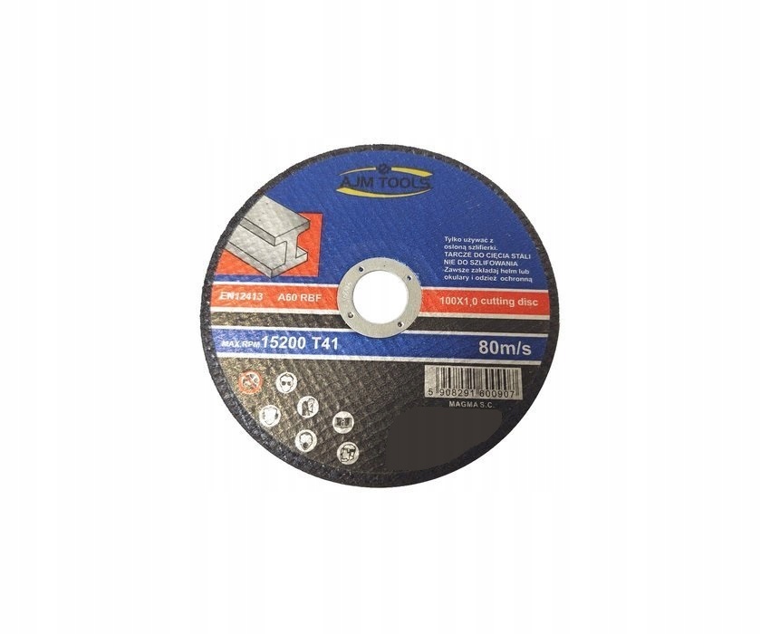 10 Tarcz cięcia stali metalu 105 x 1,0 flexa diax
