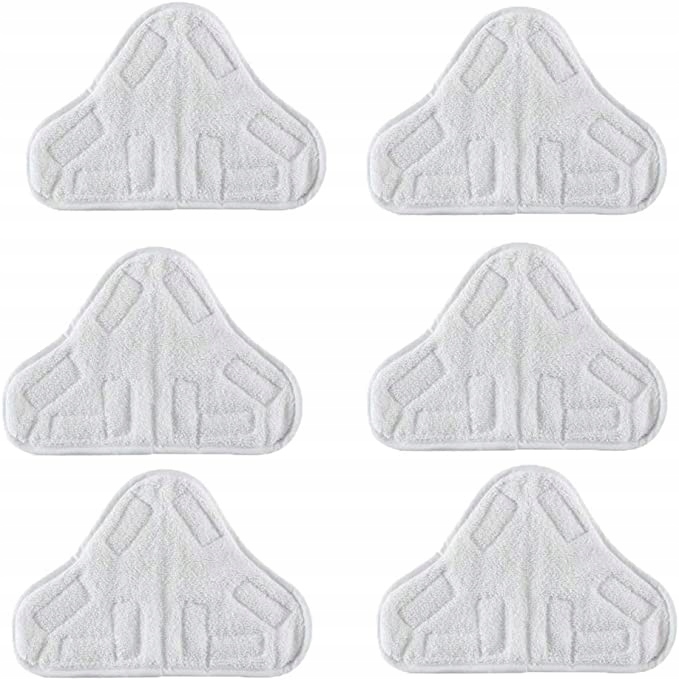 Nakładki do mopa parowego białe 6 sztuk For H2o X5