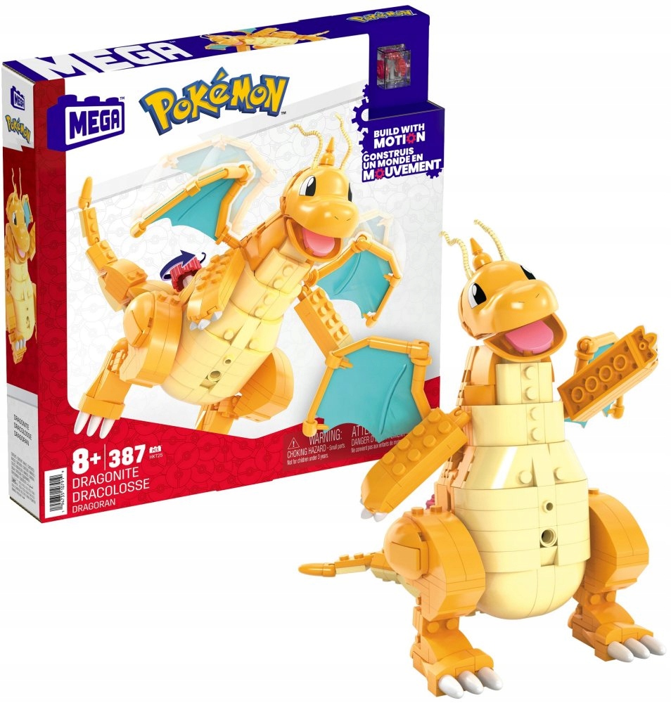 

Pokemon Dragonite Klocki Konstrukcyjne Bloks