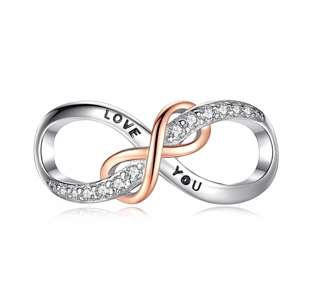 

Charms Nieskończoność do Pandora Apart Srebro S925