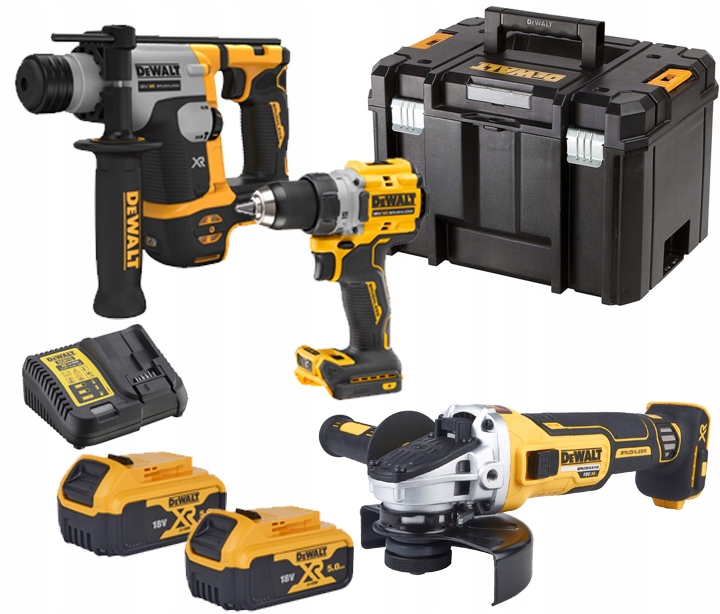 DeWalt DCK355P2T Zestaw maszyn akumulatorowych 18V
