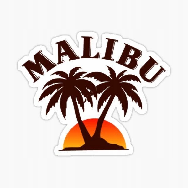 Naklejka 3D na Samochód Auto Gadżety Wodoodporna Miami Floryda Malibu Usa