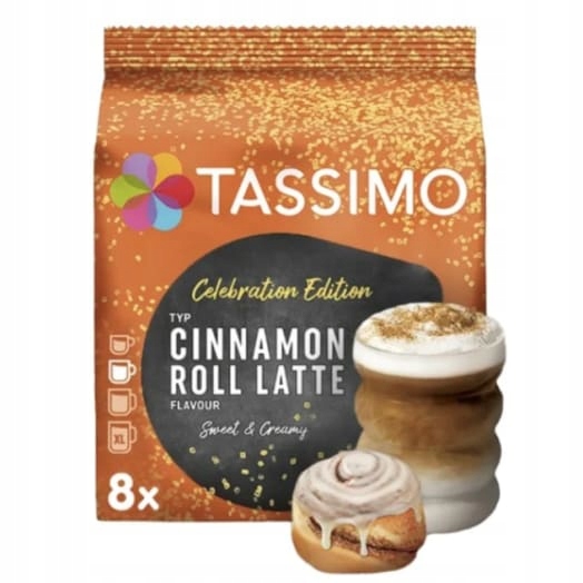 Levně Tassimo Káva v kapslích Skořicové sušenky (8 kapslí)