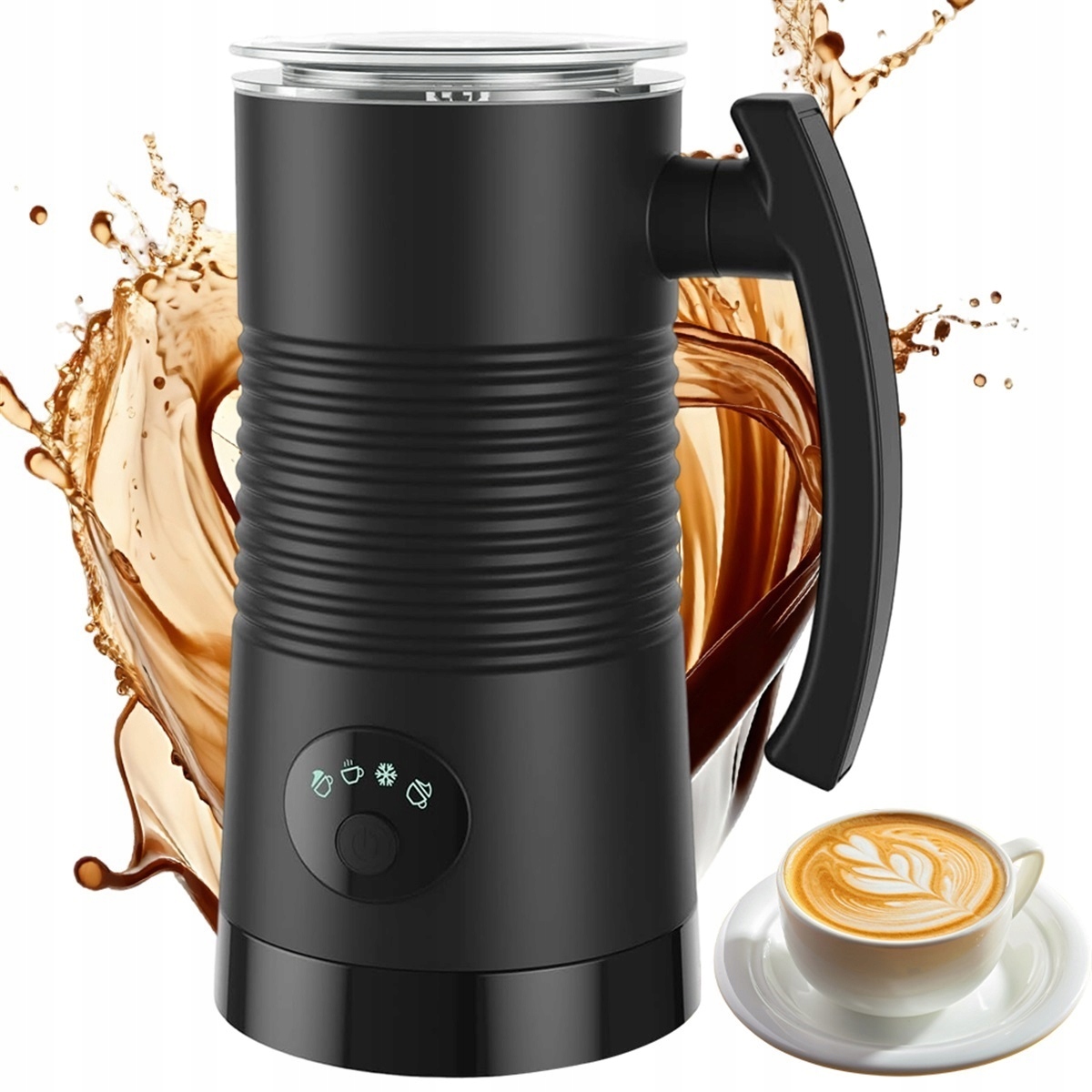 One-touch Elektrický Napěňovač 350 ML, Objem Pro Latte A Cappuccino