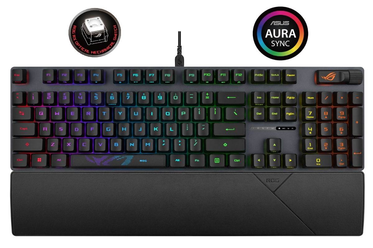 Asus klávesnice Rog Strix Scope II, mechanická, drátová, Rog Rx Red…