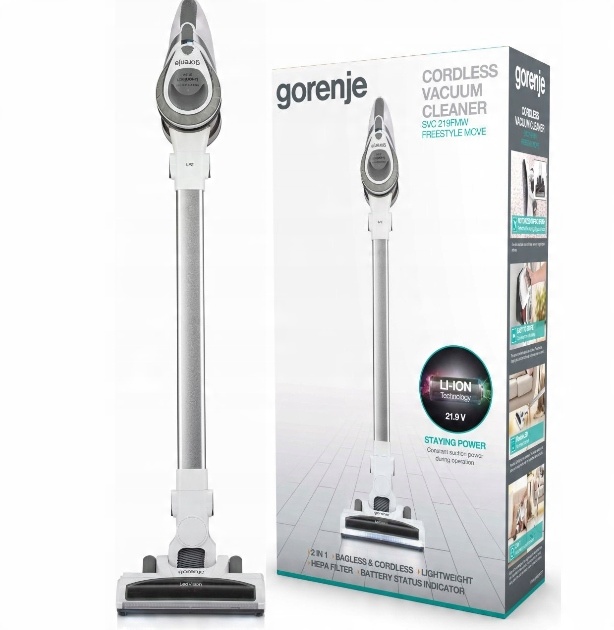 

Odkurzacz Pionowy Gorenje SVC219FMW Filtr Hepa 2W1