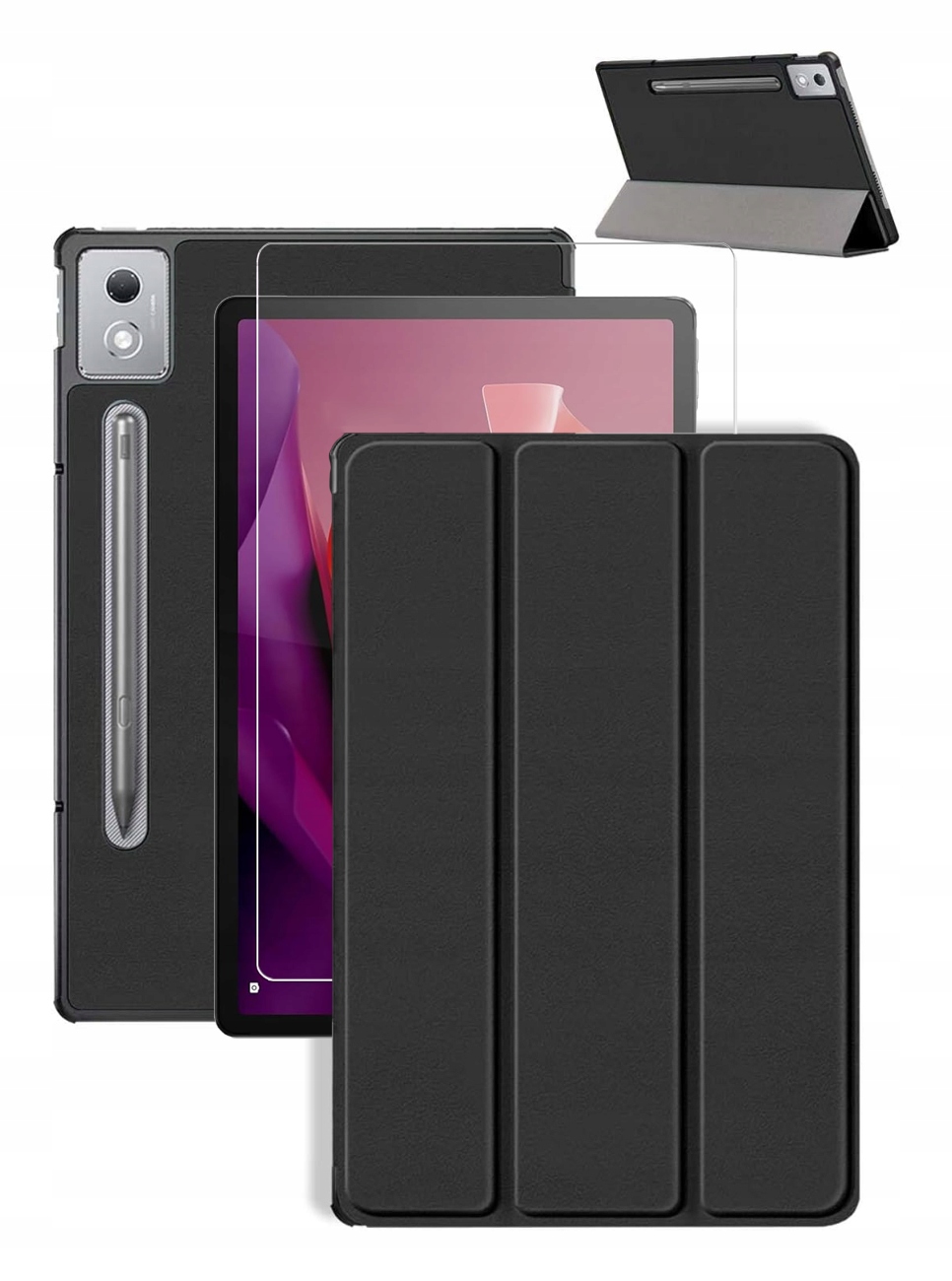Etui na tablet do Lenovo Idea Tab Pro 12 2025 TB373-FU/TB375-FC case +szkło