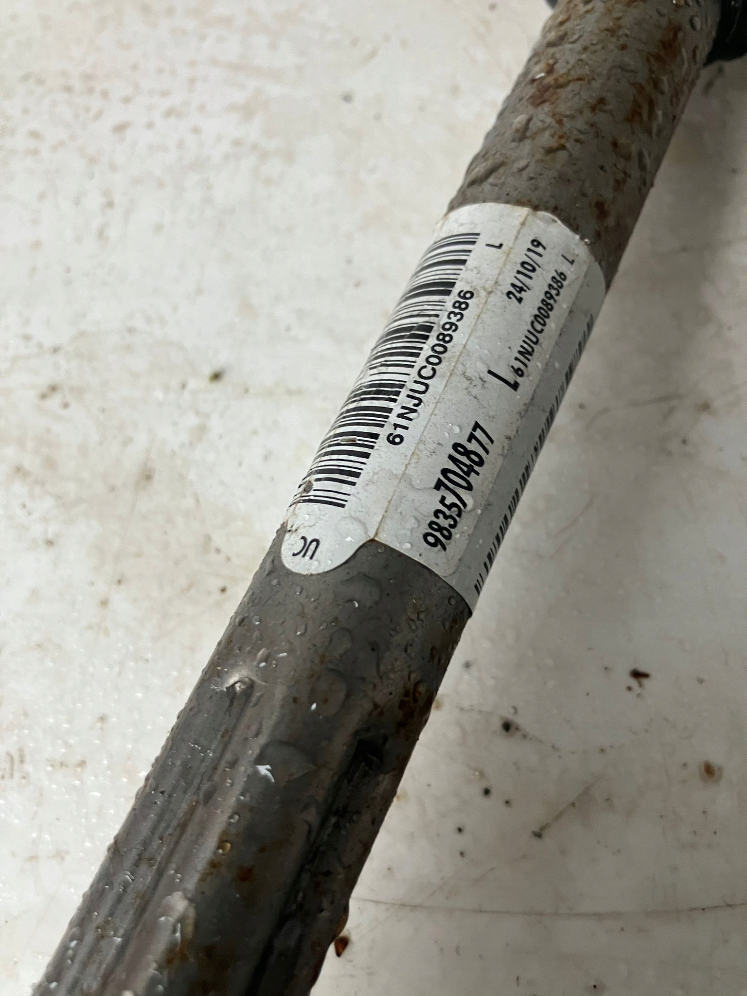 steering wheel rod CITROEN C3 III 9835704877