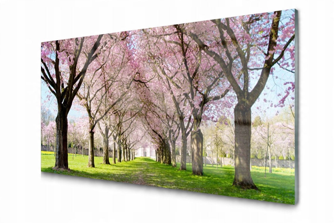 

Panel szklany Płytka Ścieżka Drzewa 140x70