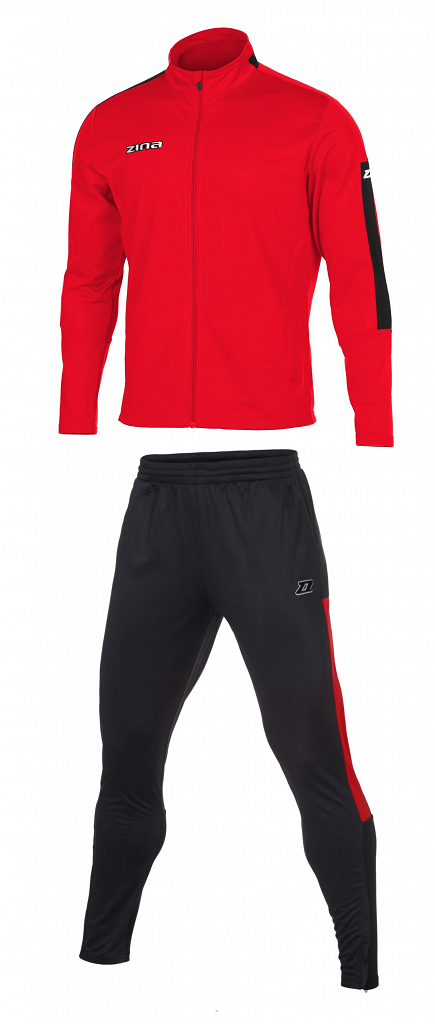 Dres treningowy Zina Contra Junior r.XS Czerwony