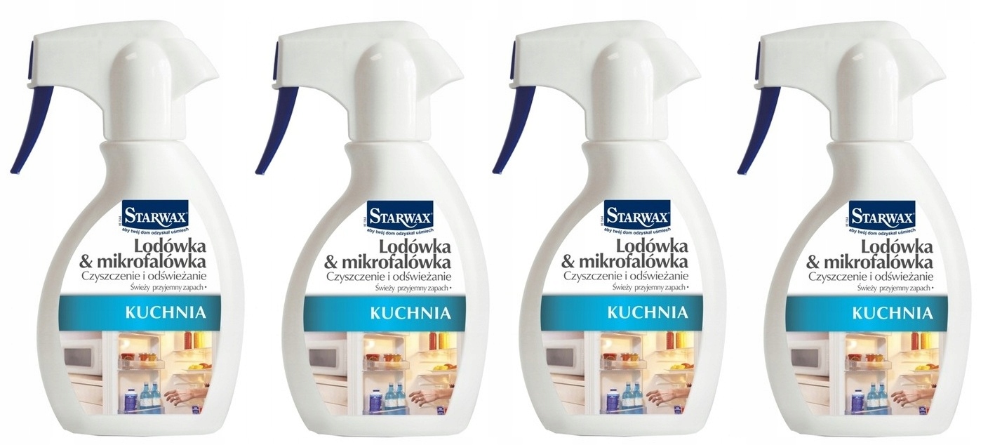 Levně 4xSTARWAX Mikrovlnná Trouba & Lednička 250 ML