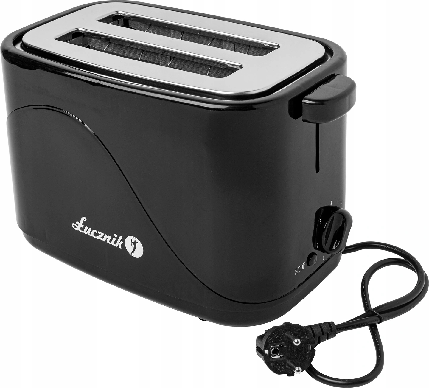 TOSTER OPIEKACZ KANAPEK 700W CZARNY ŁUCZNIK TS50 B Pojemność 2 tosty