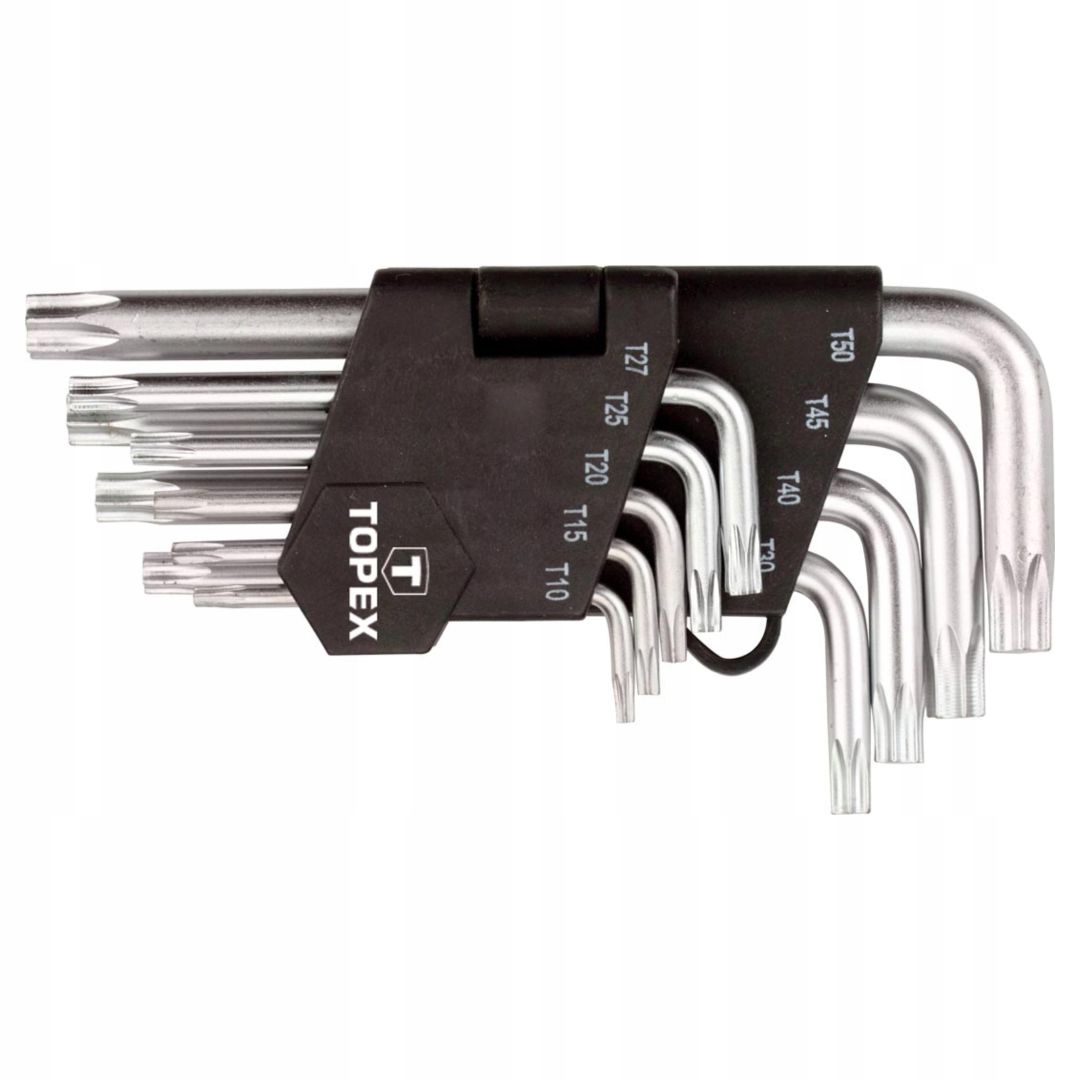 

Klucze Torx T10-T50, zestaw 9 szt. Topex 35D960