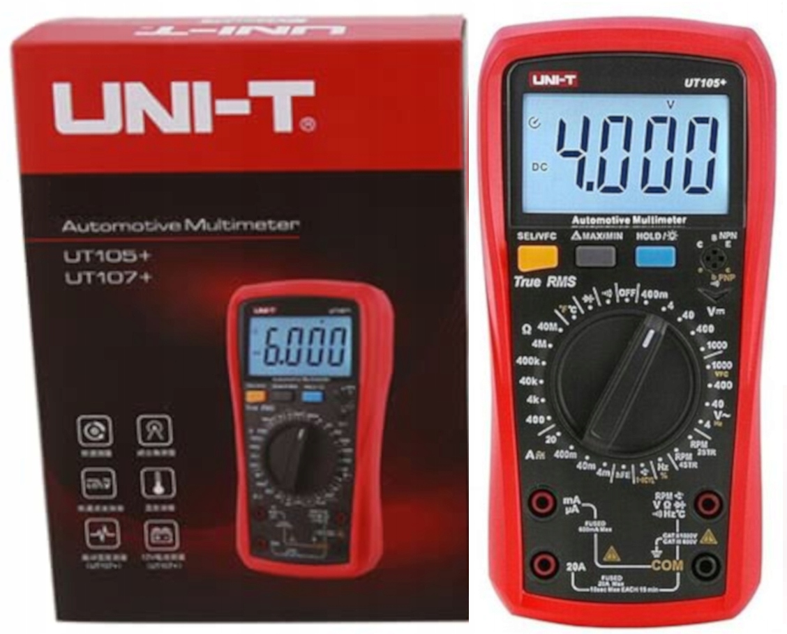 Miernik Multimetr uniwersalny Uni-t UT105+ True Rms