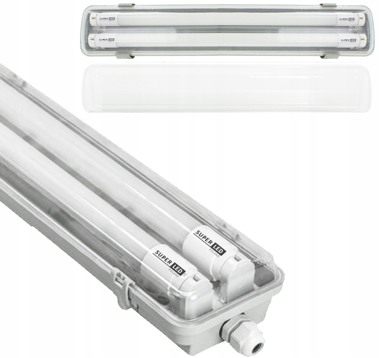 

Oprawa hermetyczna lampa 60cm 2x Świetlówki Led