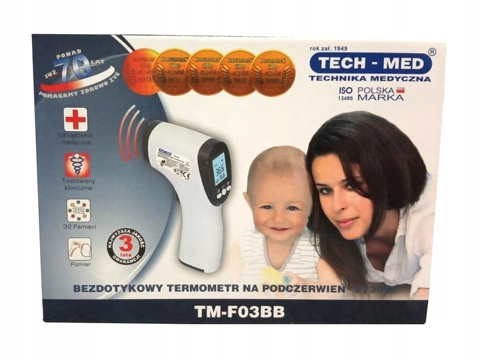 Termometr Lekarski TECH-MED dla Dzieci Model TM-F03BB