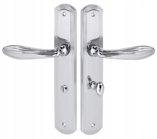 Kľučka na štítku Tupai 1911-03, Wc zámok, chróm