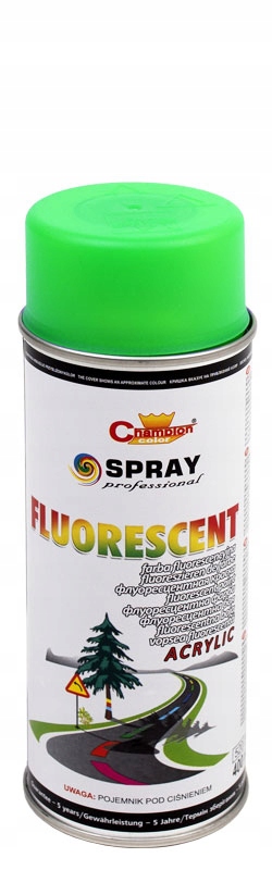 FARBA Fluorescencyjna Zielony Spray Champion 400ML