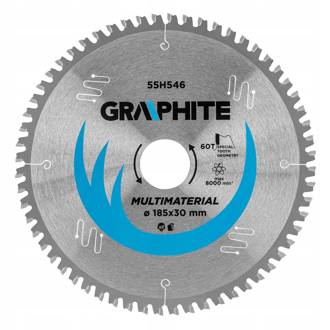 

Graphite Uniwersalna Tarcza Widiowa 185x30mm 60T