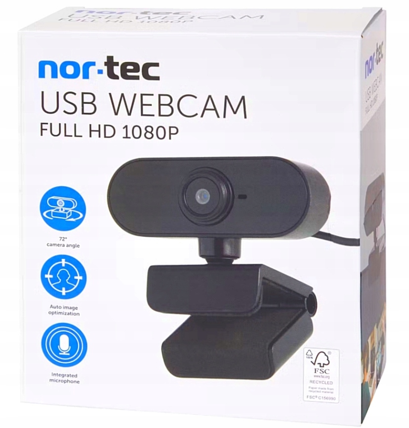 Kamera internetowa Nor-Tec USB WEBCAM 2 MP Kod producenta GE009163