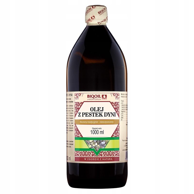 Dýňový olej lisovaný tradičně 1 L Biooil