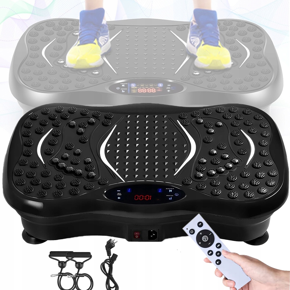 Vibrační Platforma Masážní Přístroj Trénink Celého Těla Zeštíhlující Expandéry