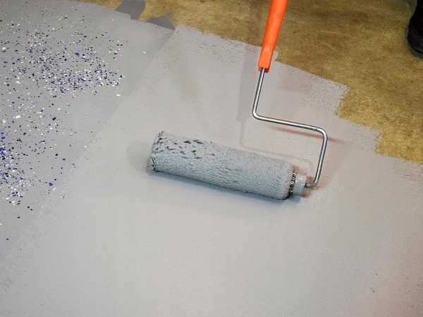 Płatki dekoracyjne do posadzek żywic grafitowy 100g Stan opakowania oryginalne