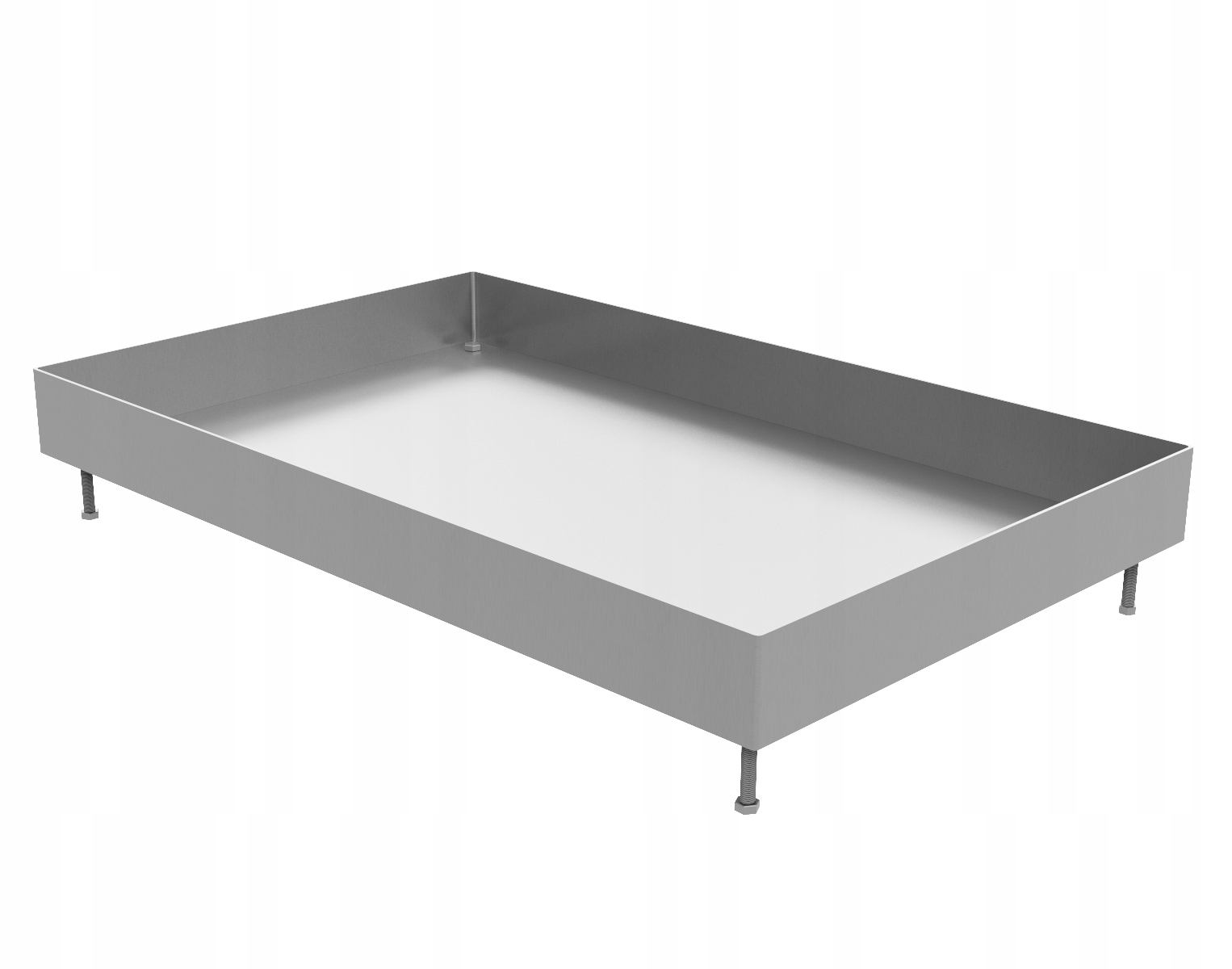 Nerezové ohnisko, popolník na stavbu grilu 40 x 40 cm