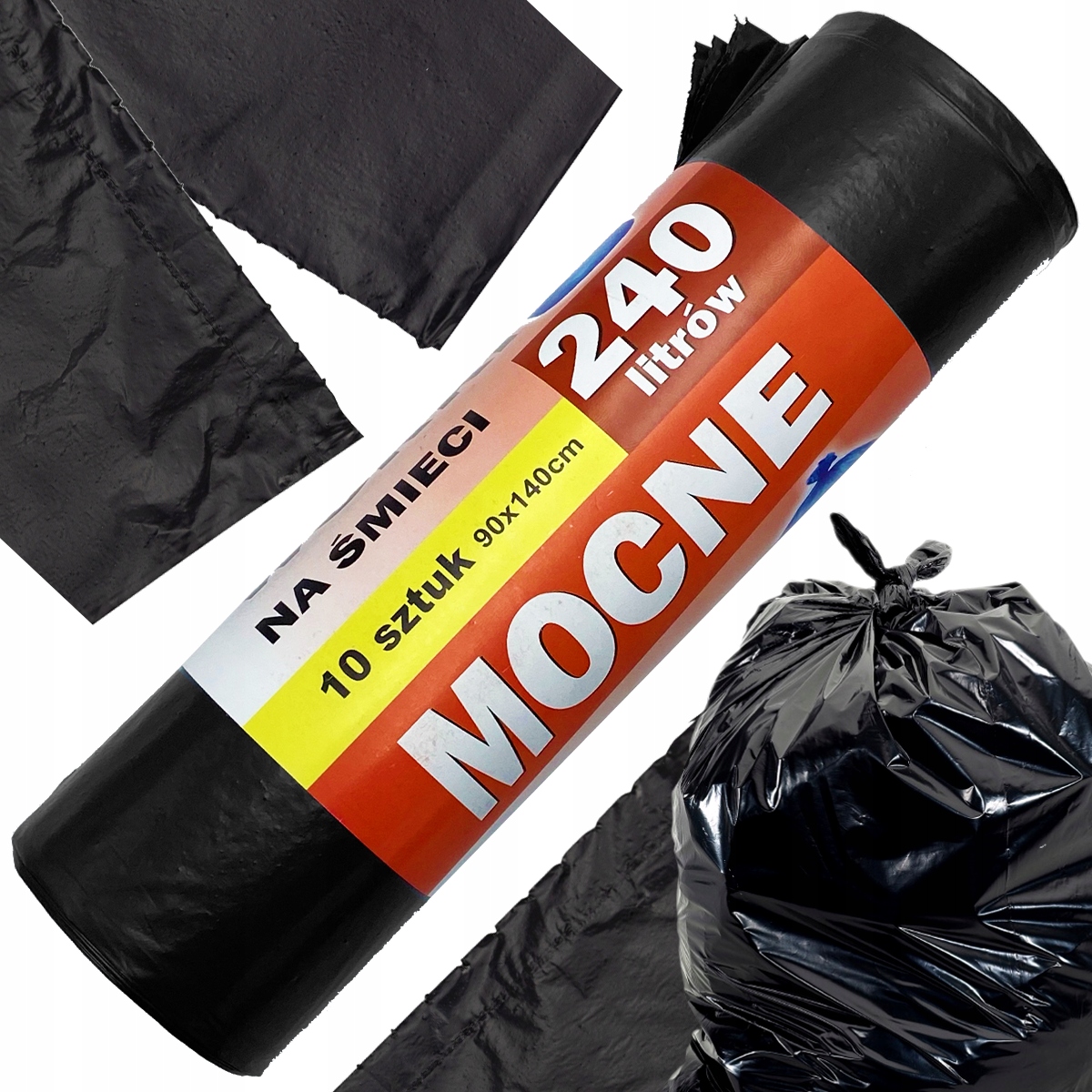 

Bardzo Mocne Worki Na Śmieci 240 Litrów 10 Sztuk