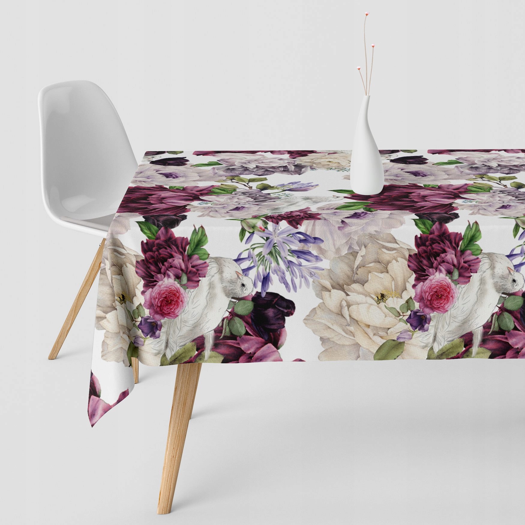 OBRUS PLAMOODPORNY 140X240 GŁADKI MATOWY GRUBY 080 Typ obrus