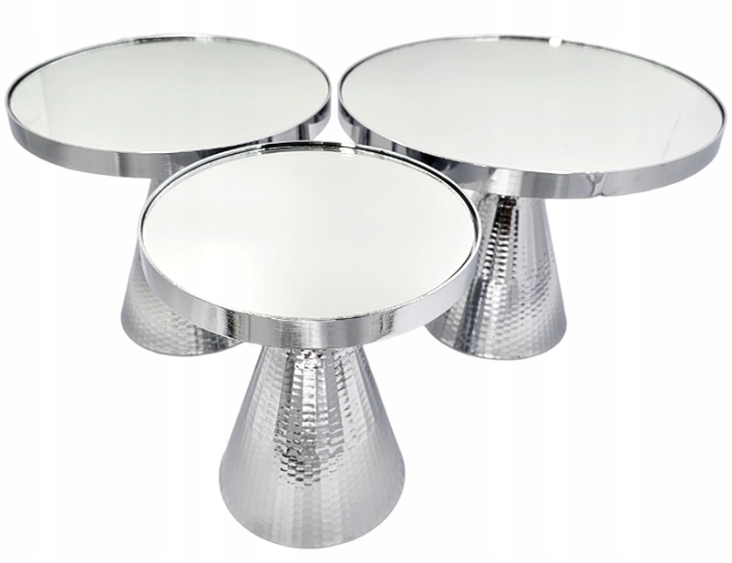 Sada Podnosov Na Koláče, Muffiny, Silver BC3390