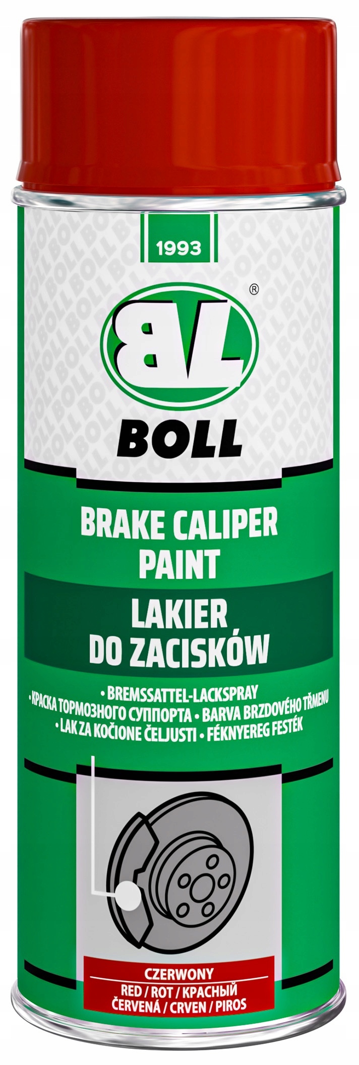Boll lakier do zacisków 400ml spray Czerwony
