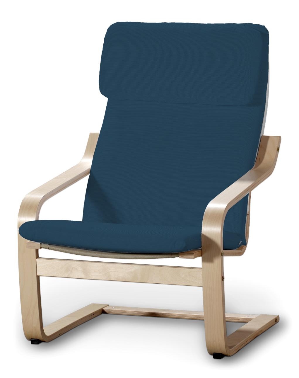 Dekoria Polštář na křeslo Poäng Ikea modrý