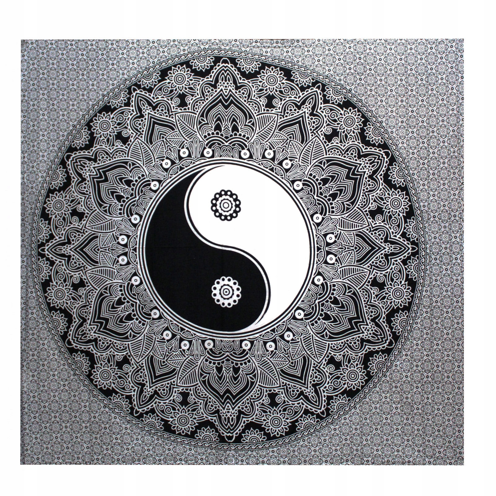 Přehoz Nástěnná ozdoba Černobílá Ying Yang