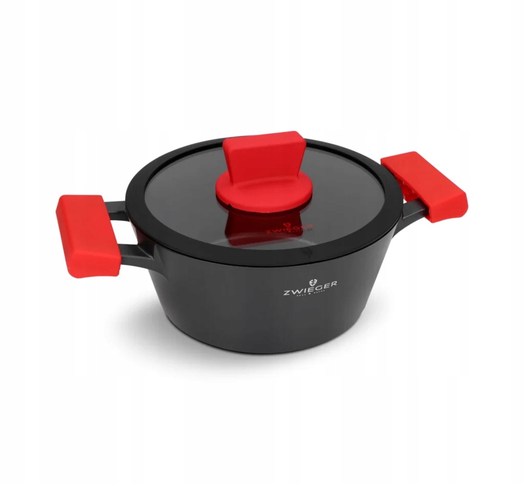 Zwieger Obsidian Garnek tradycyjny 20cm 2 L Pokrywka