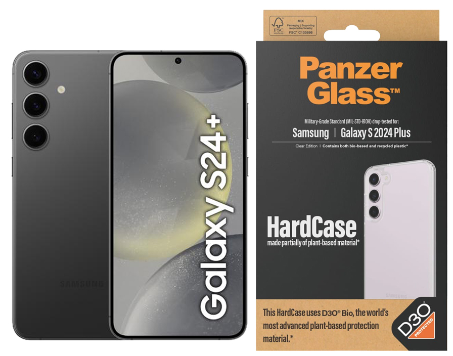 Panzerglass Antibakteriálne puzdro HardCase pre Samsung Galaxy S24+ bezfarebné