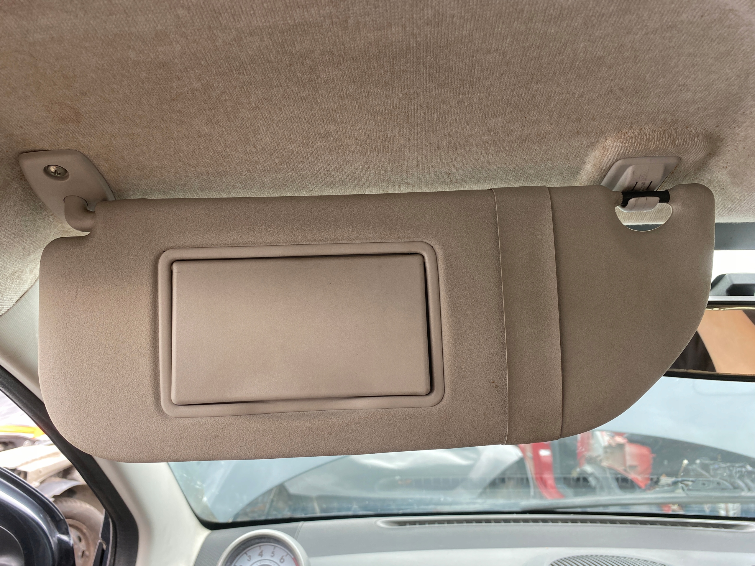 cover PRZECIWSLONECZNA visor left driver´s Citroen C1 05-14