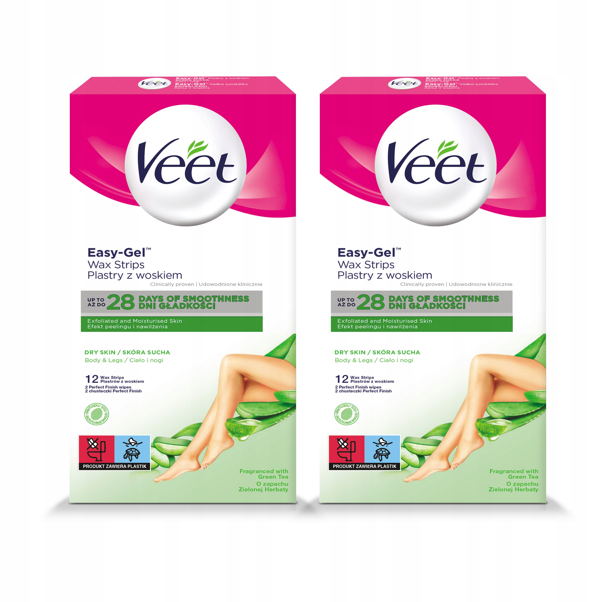 

Veet Plastry do depilacji z woskiem skóra sucha