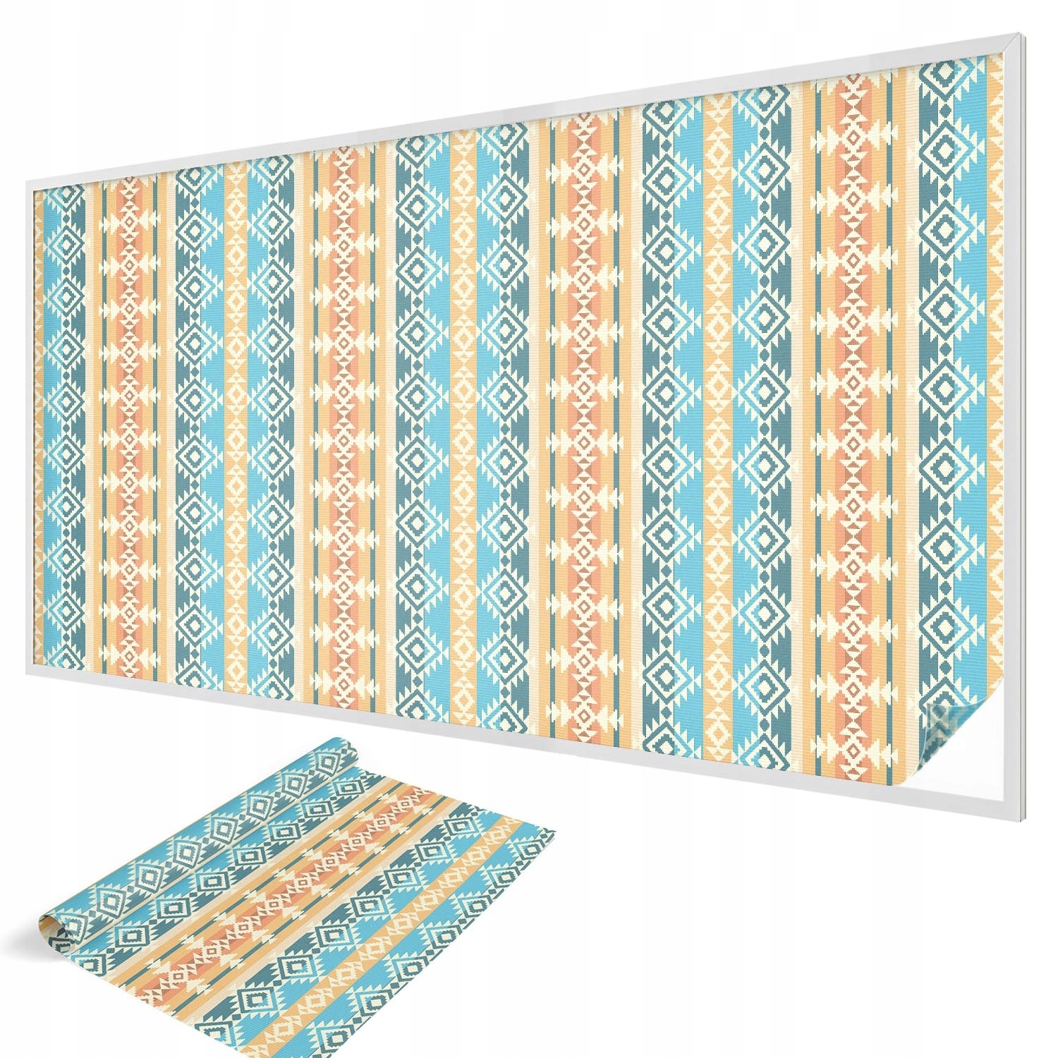 Dýha na sklo Balkon Samolepicí Vitrážová Geometrické motivy 200x116