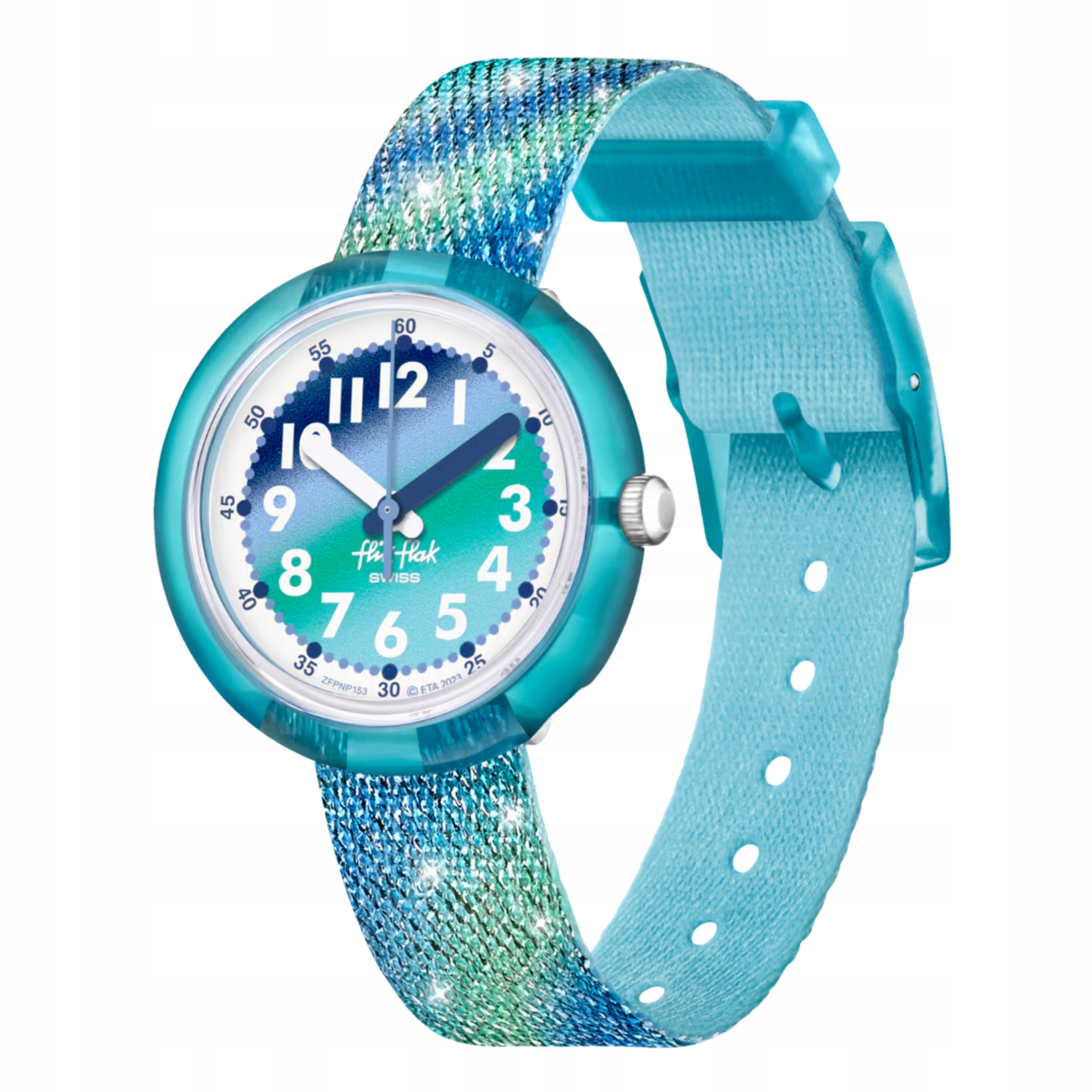 Flik Flak švýcarské hodinky pro děti Frozen Rainbow