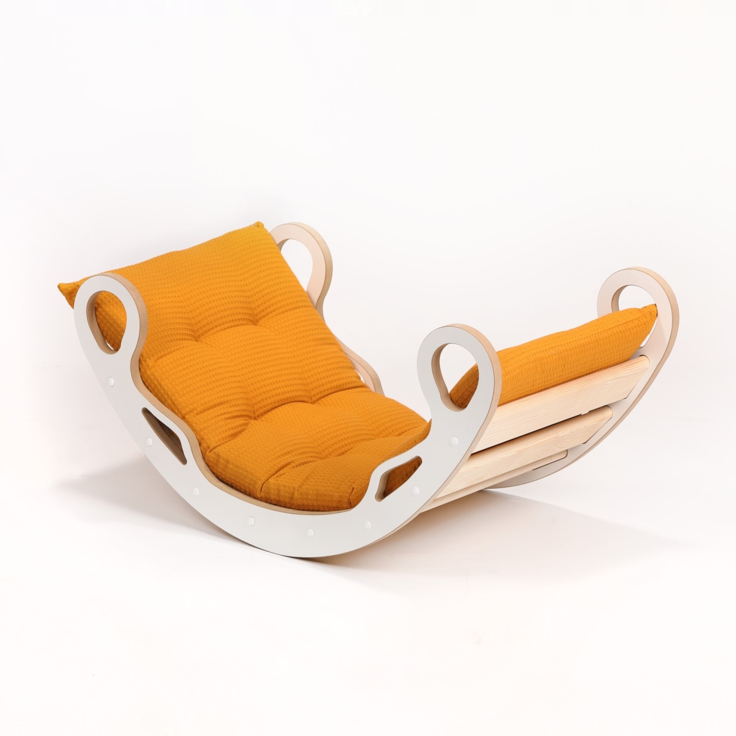 Bujak drewniany dla dzieci z poduszką Marka bez marki